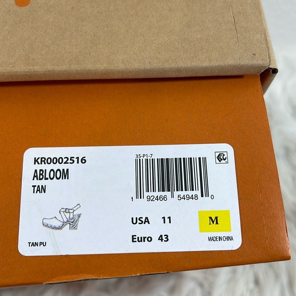 KORKS Abloom Strappy Clog Platform Slingback Pump Size 11 NEW - Picture 13 of 14